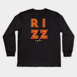 Unspoken Rizz Kids Long Sleeve T-Shirt